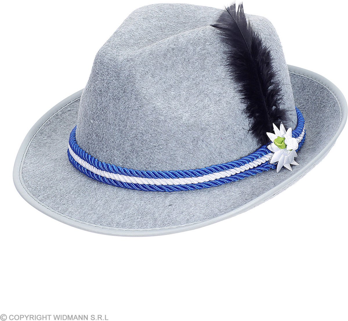 Boeren Tirol & Oktoberfest Kostuum | Bierfeest Fedora Met Edelweiss | Bierfeest | Verkleedkleding